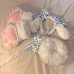 Kawaii Lolita Bunny Cinnamoroll Cosplay Set Lot